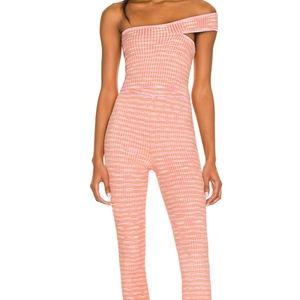 Lovers and Friends Mara Knit pants pink spacedye new with tags